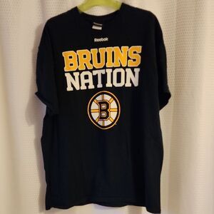 Reebok Bruins Nation Black T-Shirt - Size XL
